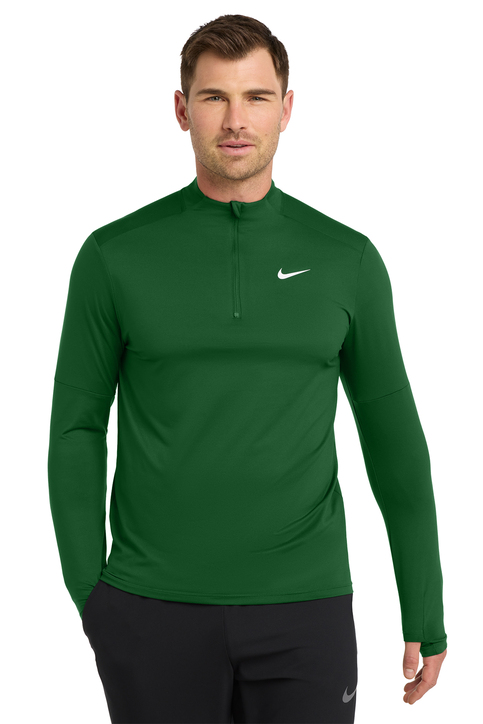 ナイロンdrow fitシャツ　ダークグリーン　Ｌ　新品 Nike Dri-FIT Element 1/2-Zip Top | Product | SanMar