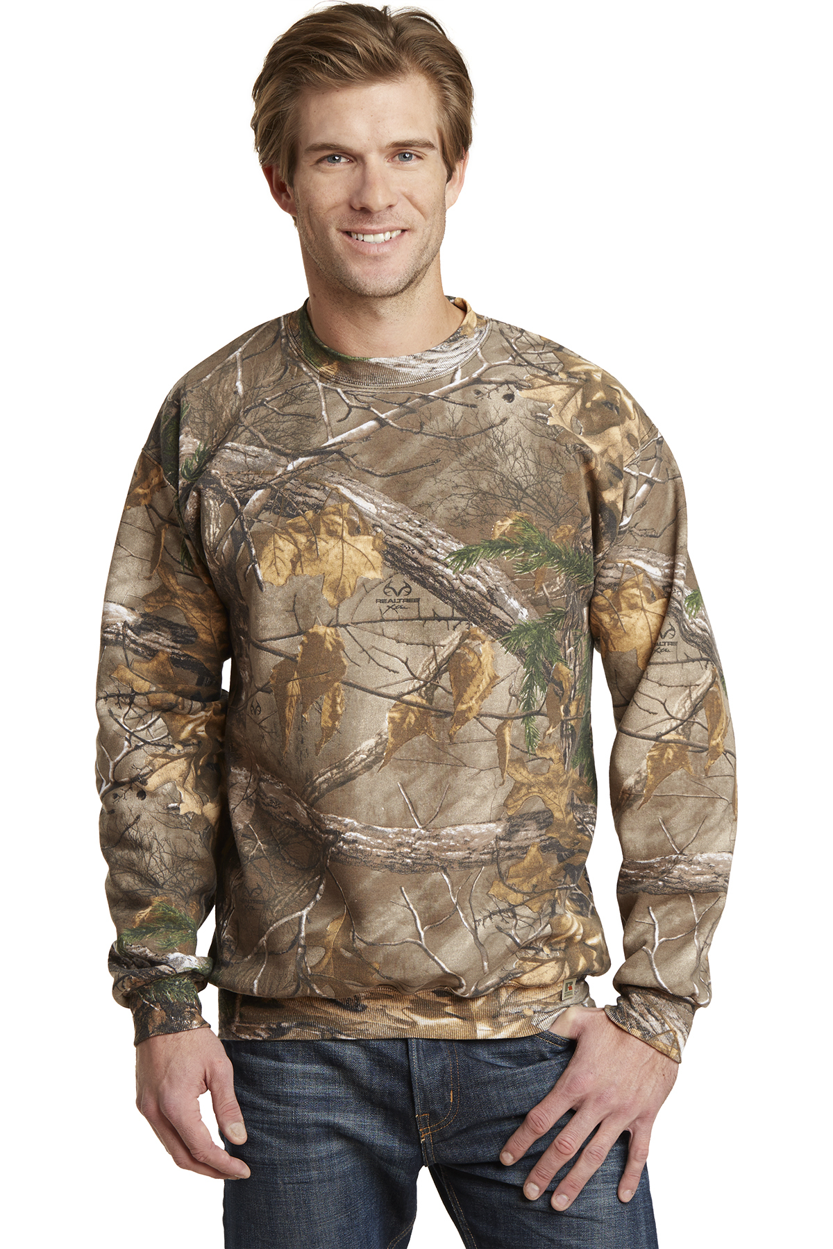 Russell Outdoors Realtree Crewneck Sweatshirt Product SanMar
