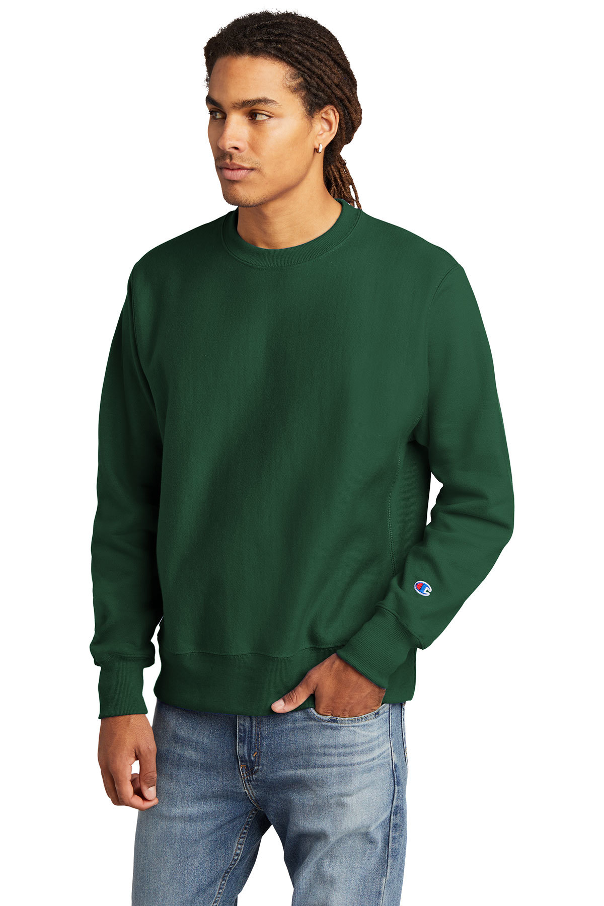Champion Reverse Weave Crewneck Sweatshirt Product SanMar